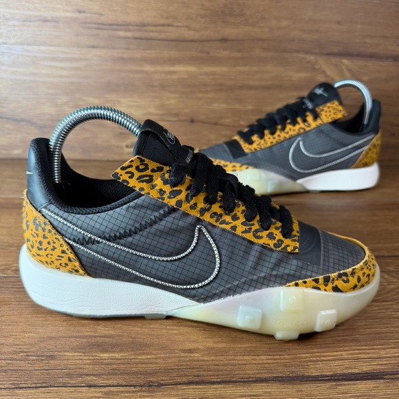 Nike Waffle Racer 2X Sneakers Animal Print Shoes Women’s Size 7 - Picture 11 of 11